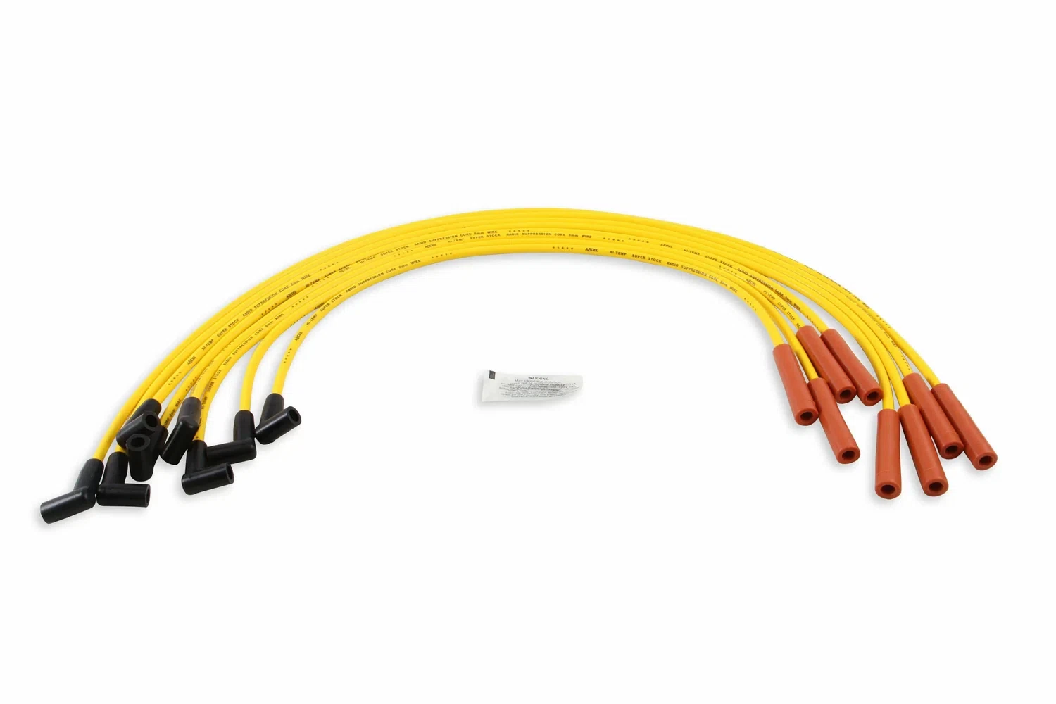 Spark Plug Wire Set - Super Stock Graphite Core 8mm -Chevy _ GMC 454-Yellow-4071